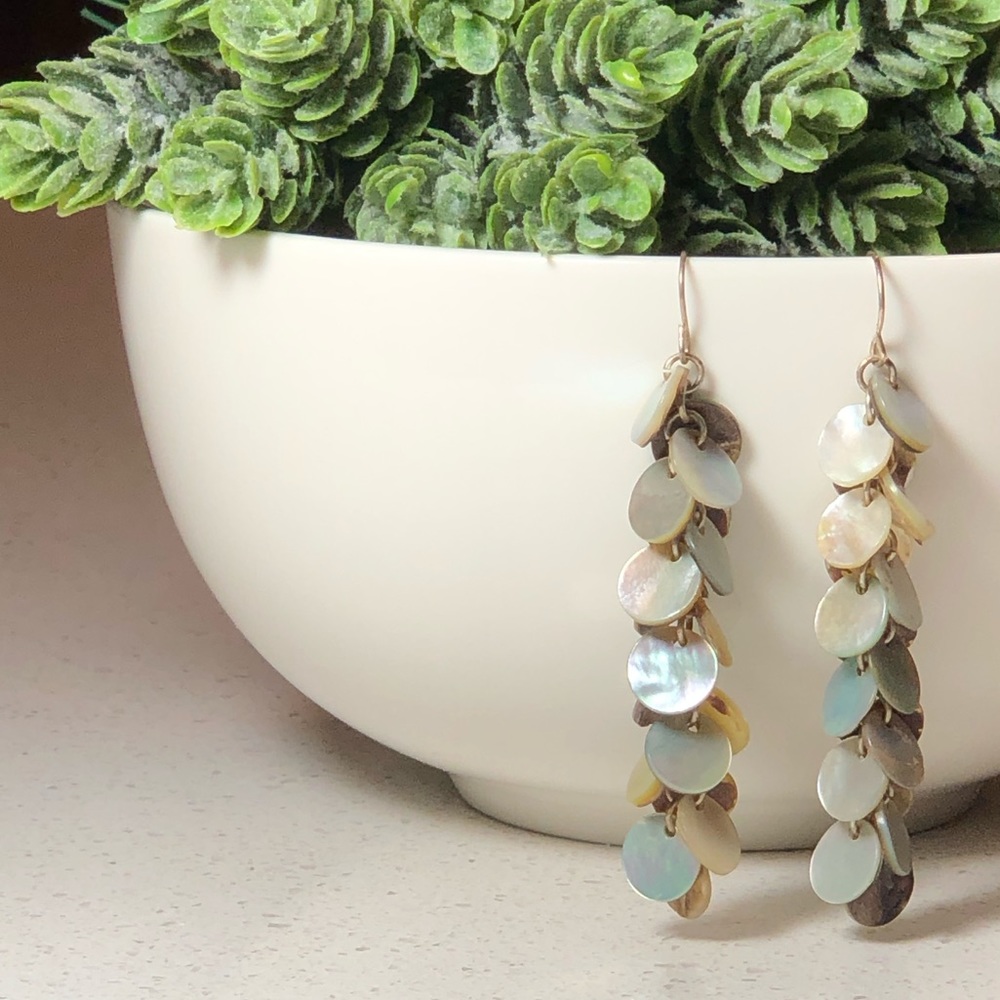 Stacked Seashell Earrings